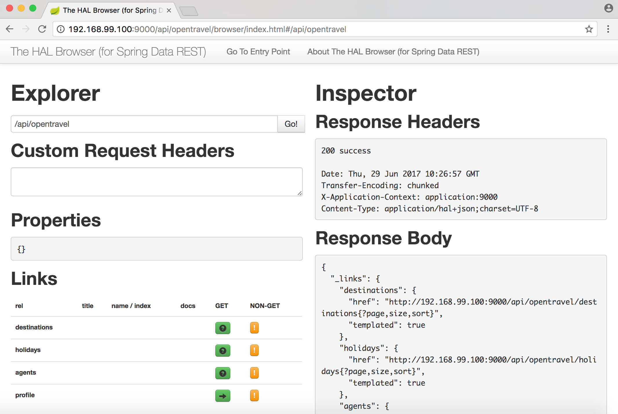 Dockerized Spring Boot Data REST application with PostgreSQL datastore